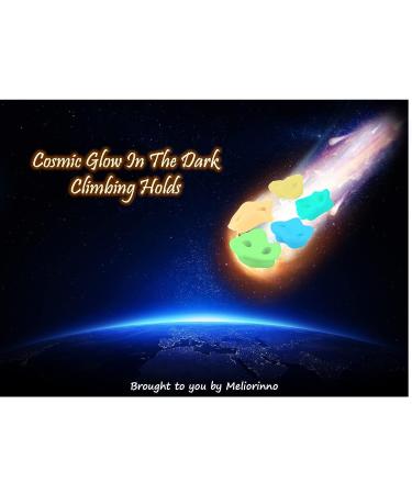 Meliorinno Glow-in-Dark Kids Rock Climbing Holds - 15 Luminous Colorful Holds for Indoor/Outdoor Playset - Easy DIY Installation Guide Included - Buy Online on GoSupps.com
