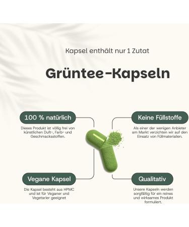  Cupplement Green Tea Extract Capsules 98% L-Theanine 500mg Per Capsule (Multipack) - Buy Online on GoSupps.com