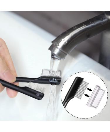 WLLHYF Eyelash Comb Set - Metal Teeth Eyelash Separator Tool for Girls and Women - Buy Online on GoSupps.com