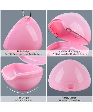 Xthuge Pacifier Box Set - BPA-Free Pacifier Case Holder & Clip Travel Accessories - 6 Pieces in Pink - Buy Online on GoSupps.com