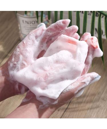 10-Piece Foam Soap Bag Set | Facial Cleaning Accessories | Soap Foaming & Body Peeling | Random Color - Buy Online on GoSupps.com