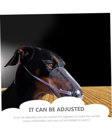 BESPORTBLE 2pcs Cat Muzzle Small Muzzle for Dogs Muzzle for Pet Mask Clear Basket Muzzle Pet Mask Pp - Buy Online on GoSupps.com