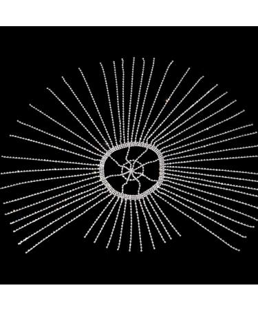 STONEFANS Rhinestone Tassel Headpiece - 1920s Flapper Crystal Head Chain for Women - Buy Online on GoSupps.com