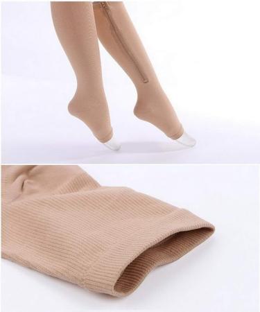 ACMEDE Zipper Compression Socks - Open Toe Stockings for Men & Women | Large/X-Large - 2 Pack - International Shipping - Buy Online on GoSupps.com
