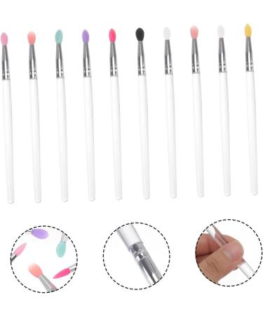 BELLIFFY 10pcs Eye Shadow Brush Makeup Brush Exfoliating Lip Brush Women Eyeshadow Brush Eyeliner - Buy Online on GoSupps.com