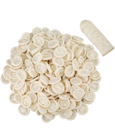G2PLUS Finger Cots 600 PCS Latex Anti-Static Finger Covers Finger Tip Rubber Protect Keeping Dressing Dry and Clean 600 PCS White - Buy Online on GoSupps.com
