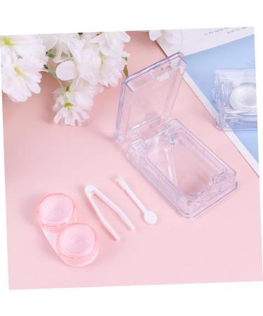 JECOMPRIS Mini Contact Lens Container - Portable Case for Colored Eye Lenses Travel Storage Box 8x5cm - Buy Online on GoSupps.com