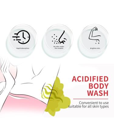 Acidified Body Wash with Odor Shield | 24 HR Odor Control & Moisturizing Formula | SLS & Paraben Free - Peony-Rose - Buy Online on GoSupps.com