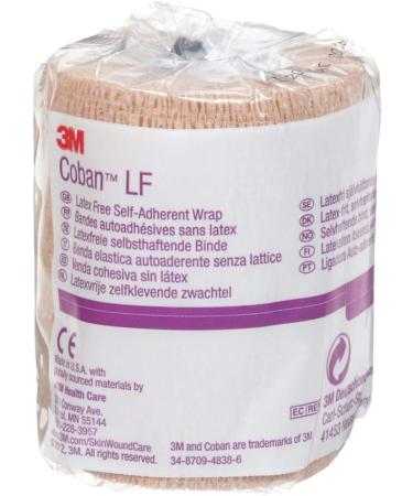 3M 2083 Coban LF Elastic Wrap Bandage 3 x 5yd Roll - Latex-Free - Buy Online on GoSupps.com