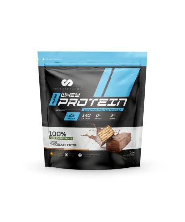 Limitless Pharma Pure Whey Protein | High Protein Whey Concentrate Protein Powder | 23g Protein 6g BCAAs Gluten Free Low Sugar Low Carb Low Lactose | 65 Servings 5LB (Coffee Chocolate Crisp) Coffee Chocolate Crisp 5LB