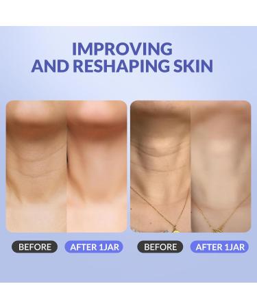 Crogooe Neck Firming Cream - Neck Creams for Tightening and Firming Tightening and Lifting Wrinkles & Crepey Skin for Neck & D collet -1.7 fl.oz - Buy Online on GoSupps.com