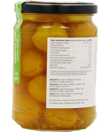  Italian Gourmet E.R. Cos Com' Datterino Giallo al Naturale Tomate Datterino jaune naturelle tomates italiennes pot de 350 g + bo te de 400 g Gourmet italienne Polpa di Pomodoro - Buy Online on GoSupps.com