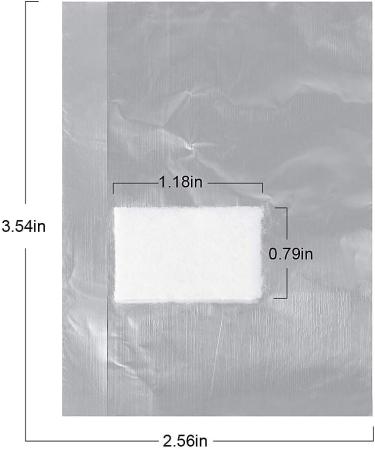 SWKJ 100 PCS Foil Nail Wraps Set for Gel Polish Removal - Nail Art Soak Off Acrylic Remover - Buy Online on GoSupps.com