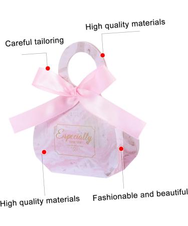 HOMSFOU 50 Sets Candy Box Wedding Party Favor Boxes Chritmas Candy Wedding Boxes Hawaiian Paper Favor Boxes Birthday Candy Bags Chrismas Candy Paper and Ribbon Chocolate Box Baby Gift Box 1 count (Pack of 1) Pink - Buy Online on GoSupps.com
