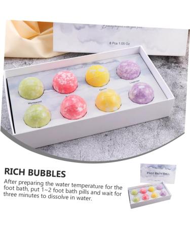 minkissy 3 Boxes Oil take a Bath Care Foot tub Pill Shower moisturizer Household Foot Bath Ball Foot Washing Ball Cleaning Ball Set Foot Wormwood Ginger - Buy Online on GoSupps.com