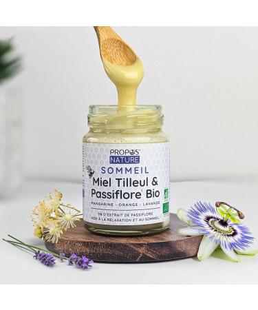  PROPOS'NATURE Organic Sleep Blend - Lime Honey - Passionflower - Lavender and Mandarin Essential Oils - Made in France - 125 g - PROPOS'NAT - Buy Online on GoSupps.com