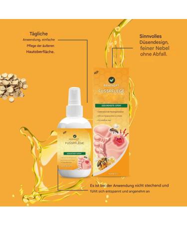 Foot spray 30 ml moisturizing spray for leg and foot care moisture solution for legs repair product for feet at home on the go sports - Buy Online on GoSupps.com