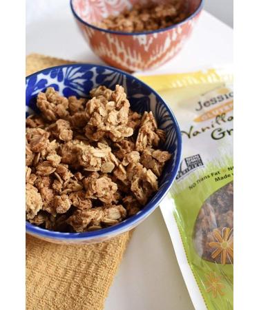 Jessica's Natural Foods Gluten-Free Vanilla Maple Granola 11 oz - All-Natural, Non-GMO Breakfast Cereal & Snack - Buy Online on GoSupps.com