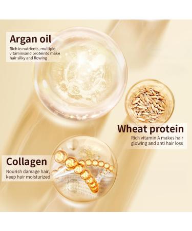 MACA Collagen Hair Repair Mask | Deep Conditioning for All Hair Types | 16.9 fl oz - Revitalize Dry Damaged Hair - Buy Online on GoSupps.com