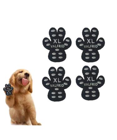Valfrid anti-slip Paw protection for dogs 40 pieces self-adhesive silicone gel resistant non-slip traction dog shoes dog shoes replace xl 40 pieces XL-5*5.7cm (18.1-27kg)