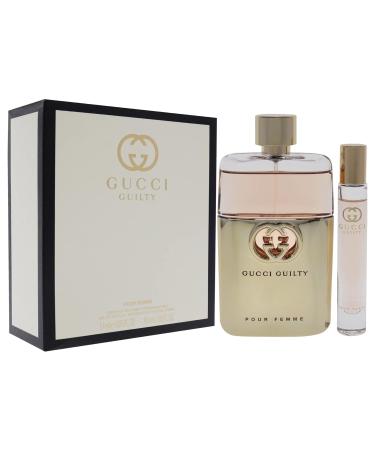 Gucci Gucci Guilty Pour Femme 3oz EDP Spray 0.25oz EDP Rollerball Women 2 Pc Gift Set - Buy Online on GoSupps.com