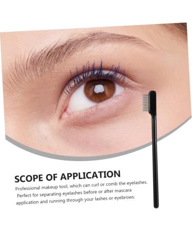 Beavorty eyelash comb eyebrow comb brush eyelash grooming brush makeup eyebrow comb Eyelash Separator Curler eyelash makeup tools folding eyebrow comb mini applicator steel needle Miss - Buy Online on GoSupps.com