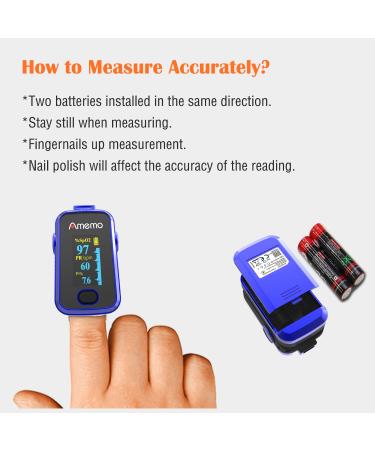 Portable Fingertip Pulse Oximeter with Plethysmograph - Accurate Blood Oxygen & Heart Rate Monitor - International Shipping Available - Buy Online on GoSupps.com