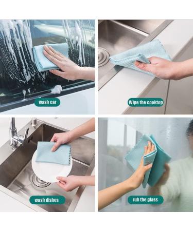 cleaning cloths Cleaning Cloth Fish Scale Microfibre Cloths Multipurpose Fish Scale Cloth For Kitchen/bathroom/office Easy To Clean Strong Water Absorption (Color:5pcs Size:25x25cm)(Color:5pcs Size:25 - Buy Online on GoSupps.com