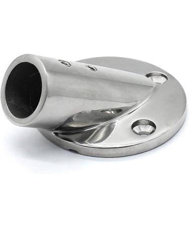 316SS Heavy Duty Marine Boat Hand Rail Fittings - 30 Round Base for 1 OD Tube - Buy Online on GoSupps.com