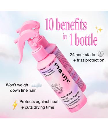 Eva NYC Mane Magic 10-in-1 Primer 5.4 fl oz | Heat Protectant Fine Hair | Sulfate, Paraben, Phthalate-Free - Buy Online on GoSupps.com