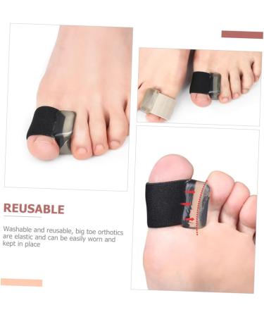 4 Pairs Black Toe Separators for Women and Men - Toe Spreaders for Bunions - Nursing Supplies - Invisible Design 2.5x1.9cm - Buy Online on GoSupps.com