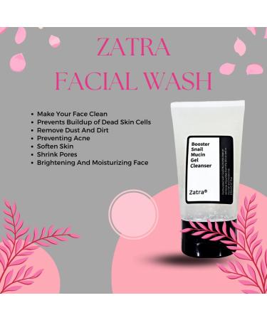 Snail Mucin Face Cleanser Booster - Deep Cleansing for All Skin Types Removes Dirt & Unclogs Pores - Buy Online on GoSupps.com