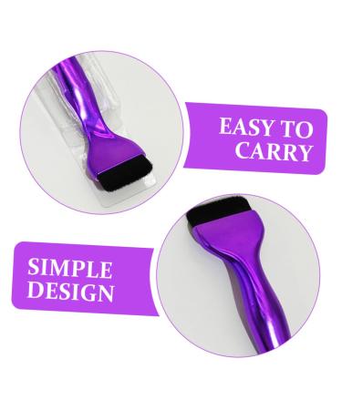 MERRYHAPY Foundation Brush for Women - Ultra Thin Liquid Makeup Brush in Purple | Perfect for Foundation & Blush - 16.20x3.50x1.20cm - Buy Online on GoSupps.com