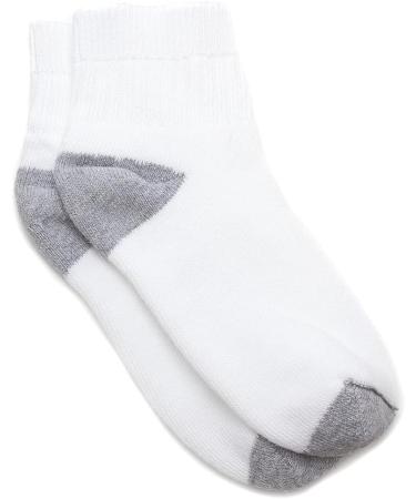 WigWam Diabetic Sport Quarter Socks - Large White | Comfortable & Supportive - Buy Online on GoSupps.com