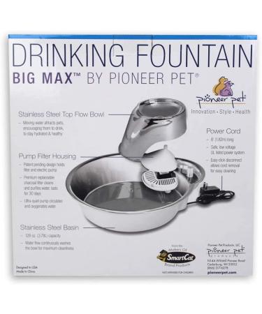 Pioneer Fountain Big Max - 128 oz Stainless Steel | Durable and Stylish - Buy Online on GoSupps.com