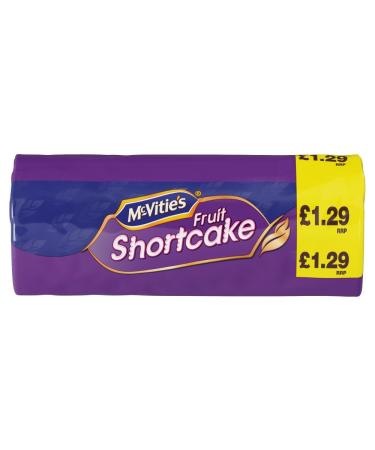 McVities Fruit Shortbread Biscuits 200g Pack of 12
