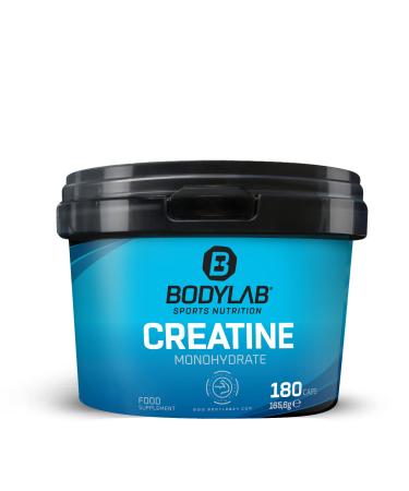 BODYLAB24 CREATINE monohydrates 180 capsules creatine monohydrate in capsule form pure powder high -dose creatine for more energy and strength 180 pieces (1 Pack)