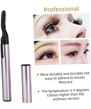 1pc Electric Eye Curler Heated Lash Curler Long-Lasting Eyelash Curls Rechargable Batteries Rechargable d Batteries Electric Lash Curler Eyelash Curler Purple Heating 14.30X1.40X1.10CM - Buy Online on GoSupps.com