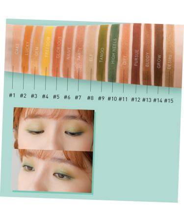 Healeved 2 Pcs Palette Compact Glitter Eye Eye Shadow Green 1 count (Pack of 1) Greenx2pcs - Buy Online on GoSupps.com