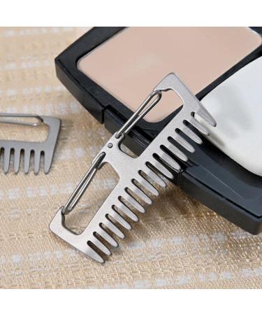 Axaooqeld Mini Antistatic Portable Hanging Buckle Comb - Ideal for Outdoor Travel - Shop Now! - Buy Online on GoSupps.com