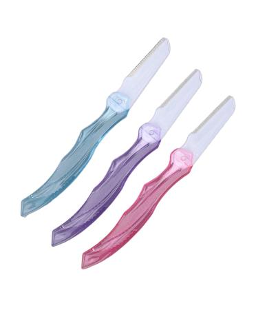 Portable 3-Part Eyebrow Razor | Safe & Compact Eyebrow Cutter | Beauty Tools for Precise Shaping - Buy Online on GoSupps.com
