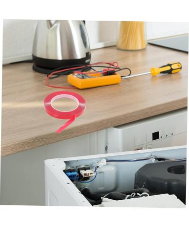 STOBOK 6 Rolls Transparent double-sided tape nail stand double stick tape press on nail tape manicure tape carpet adhesive nail displaying tape Paper tape crystal No substrate acrylic - Buy Online on GoSupps.com