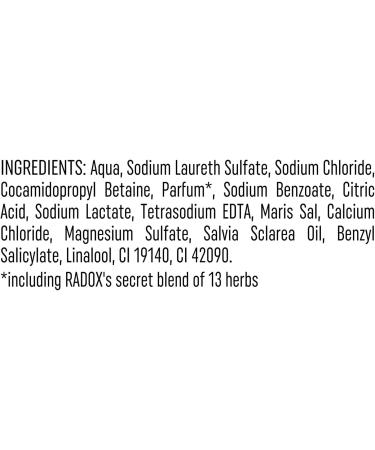 Radox Mineral Therapy Lot de 8 bains tremp s avec un m lange unique d'herbes pour homme et femme pH neutre pour tous les types de peau nettoyant pour le corps 1 litre (lot de 8 trempage musculaire) - Buy Online on GoSupps.com