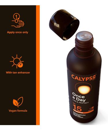 Calypso Once A Day Tan & Protect SPF15 and SPF25 Multipack - Buy Online on GoSupps.com
