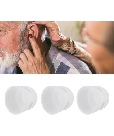 10 Pieces 8mm Soft Silicone Hearing Aid Domes - Fungus Resistant Washable Antistatic Earplugs for Hearing Amplifiers & Aids (White) - Buy Online on GoSupps.com