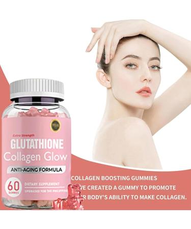 Glutathione Collagen Glow Glutathione Collagen Glow Gummies Collagen Gummies for Women Skin Care Korean Collagen Gummies to Rejuvenate Your Skin (2PCS) - Buy Online on GoSupps.com