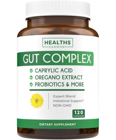 Intestinal Guard & Gut Complex (2-Month Supply) Gut Guard Combo - Intestinal Guard (120 Capsules) Potent Natural Formula & Gut Complex (120 Capsules) Natural Candida Support - All-in-one Support - Buy Online on GoSupps.com