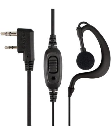 Retevis Case of 10 Two Way Radio Earpiece with Mic - Compatible with Baofeng, Arcshell, and more - Single Wire Earhook Headset for Clear Communication - Buy Online on GoSupps.com