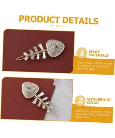 Beaupretty Girls Hair Accessory Hairpin accessory for girls goody for women claw for women barrettes for girls gems for women decor Metal Miss South Korea Metal Hairpin - Buy Online on GoSupps.com