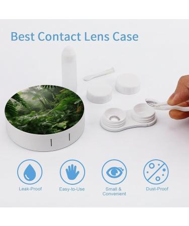 Portable Tropical Rainforest Contact Lens Case - Travel-Friendly Storage Box for Contacts - Buy Online on GoSupps.com